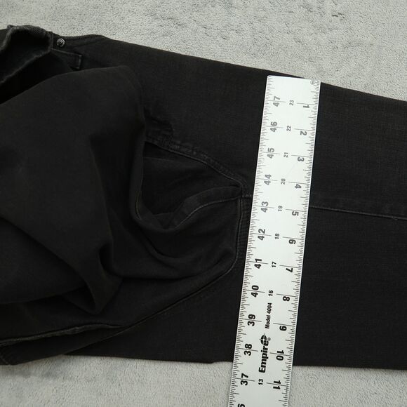 Chico's Jeans Women's Size 00R US-2R Dark Gray High-Rise Straight 28.5" Inseam - Picture 6 of 16